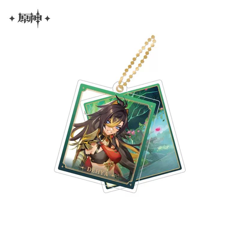 Sunsyea Genshin Impact Official Merch miHoYo Original Theme Series Keychain Vol.3 Alhaitham Kaveh Furina Wanderer Navia