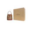 Coach Dempsey 15 Classic Monogram Snowflake Print Drawstring Bucket Bag Women Bags Brown CE587-IMV2X