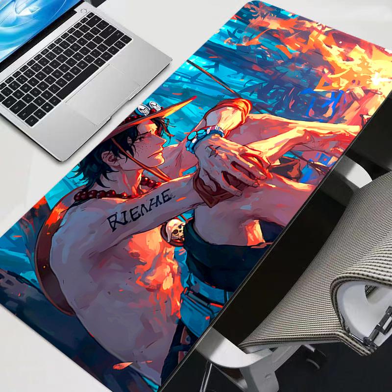 New Mouse Pads Big Office One Piece Roronoa Zoro Desk Mats Pc Gaming Accessories New Mouse Pads Big Laptop Keyboard Mat