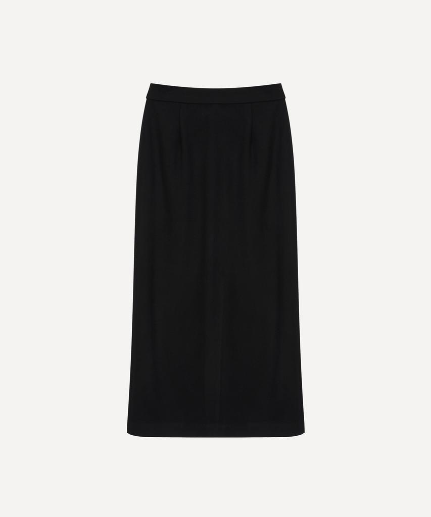 Daenkeudieo Steel Warm Maxi Skirt - Black