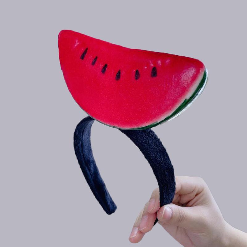 Grappige Gesimuleerde Fruit Groente Haarband Brood Wortel Banaan Haarband Peper Hoofdband Verjaardag Cosplay Halloween Hoofddeksel