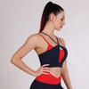 2025 Spring/Summer Double-Sided Colorblock Thin Strap Yoga Bra - Women's Nude Feel Sportswear