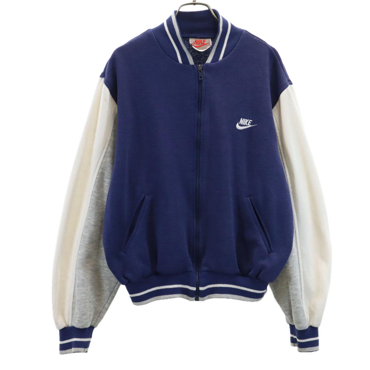 

Nike 90-е годы Старый серебряный лейбл свитшот Блузон M Темно-синяя куртка Мужская Б/У