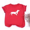 Dachshund Love Dog T Shirt Doxie Shirt Wiener Dog Shirt Streetwear Tumblr T Shirts Women Causal