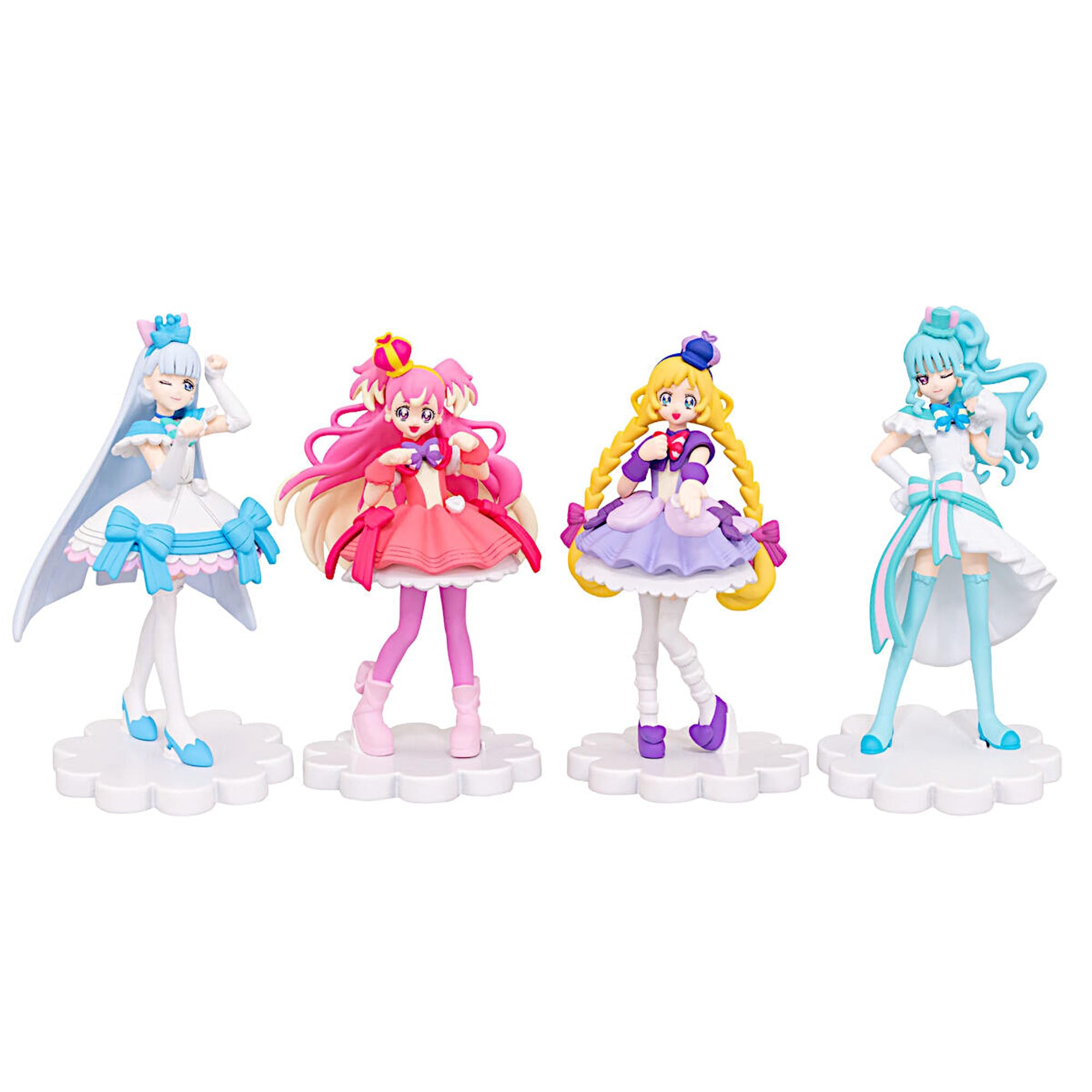 

Фигурки Wandaful Cutie всех 4 типов продаются в коробке по 10 штук PreCure! [Полностью завершено] *Не части.