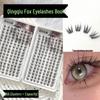 Cartea de Gene Vulpe Qingqiu: Gene False Naturale Groase - Ciorchine Individual, Capacitate Mare, Stil Chinezesc Nou