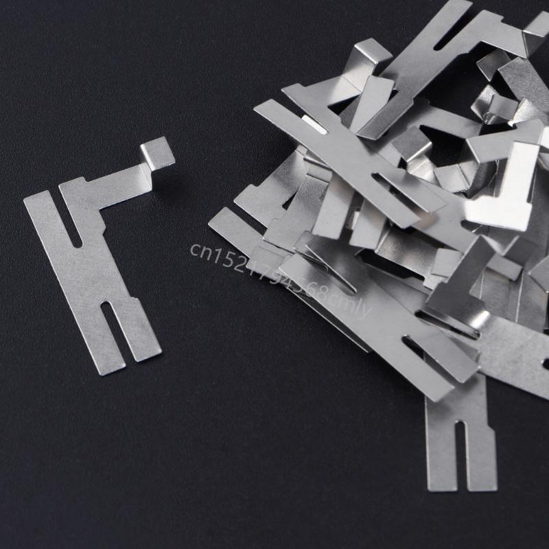 100 Stuks 18650 Batterij Nikkel Strip Batterij Nikkel Strip Band Voor Puntlasmachine Batterijen Verbindingsstrips 6XDE