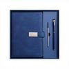 Custom Logo School & Business Notebook Set Wired Glue Bound PU Leather Cover Notepad Gift for Students and Professionals