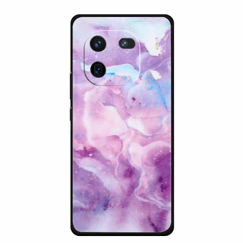 For Vivo iQOO 12 Case Marble Painted Soft Silicone TPU Cover Phone Cases For Vivo iQOO 12 Pro 5G V2307A V2329A Colorful New Etui