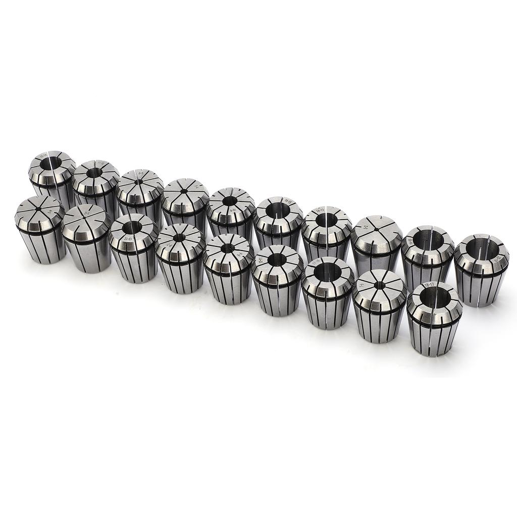 19Pcs Set ER32 2‑20mm Collet Chuck Milling Chucks CNC Tools For Engraving Machine Tapping Tools