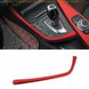 For BMW 3 4 Series GT 2013-2019 ABS Red Central Console Gear Panel Trim Cover