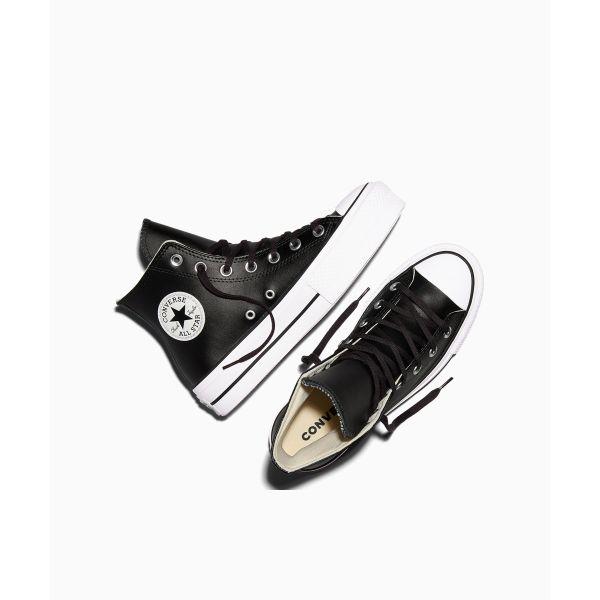 Converse Chuck Taylor All Star Lift High Schwarz Damen Sneakers Weiß 561675C