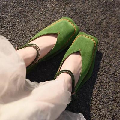 Mocassins plats de mode pour femmes Chaussures à bout carré Chaussures de sport décontractées Sandales d'été de créateur pour femmes 2025 Baskets de marche Mujer Zapatillas