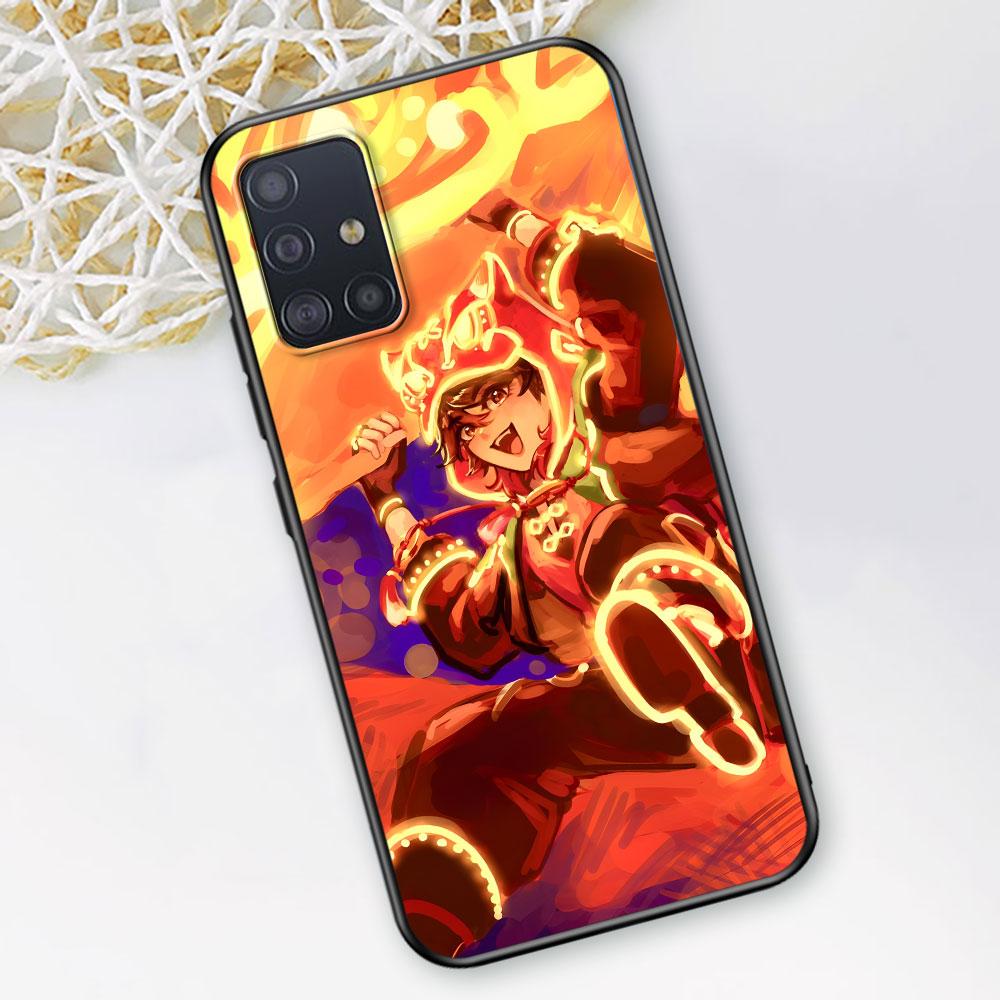 

Игровой чехол Genshin Impact для Samsung Galaxy A53 A14 A12 A54 A24 A22 A41 A52 A21s A22 A31 A33 A51 A11 A13 A32 TPU Чехол для телефона Samsung A52 4G(5G)