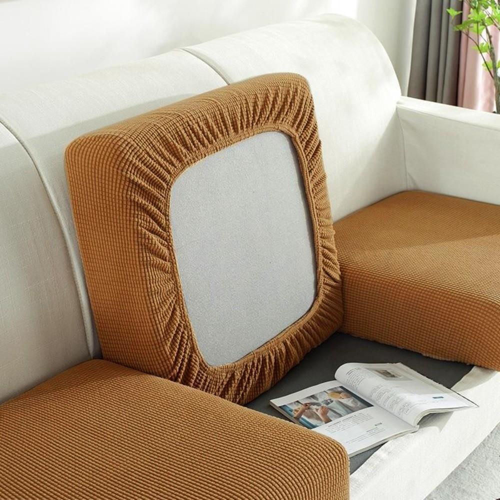 New Flannel Sofa Seat Cushion Cover Removable Washable Chair Cover Anti-cat Scratching Sofa Protector Living Room