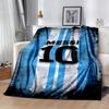 Messi's Legacy In Soccer Flannel Blanket-Soft and Suitable for Sofas,Beds,Offices,Travel,All Seasons,Great Gift for Holidays and Birthdays.