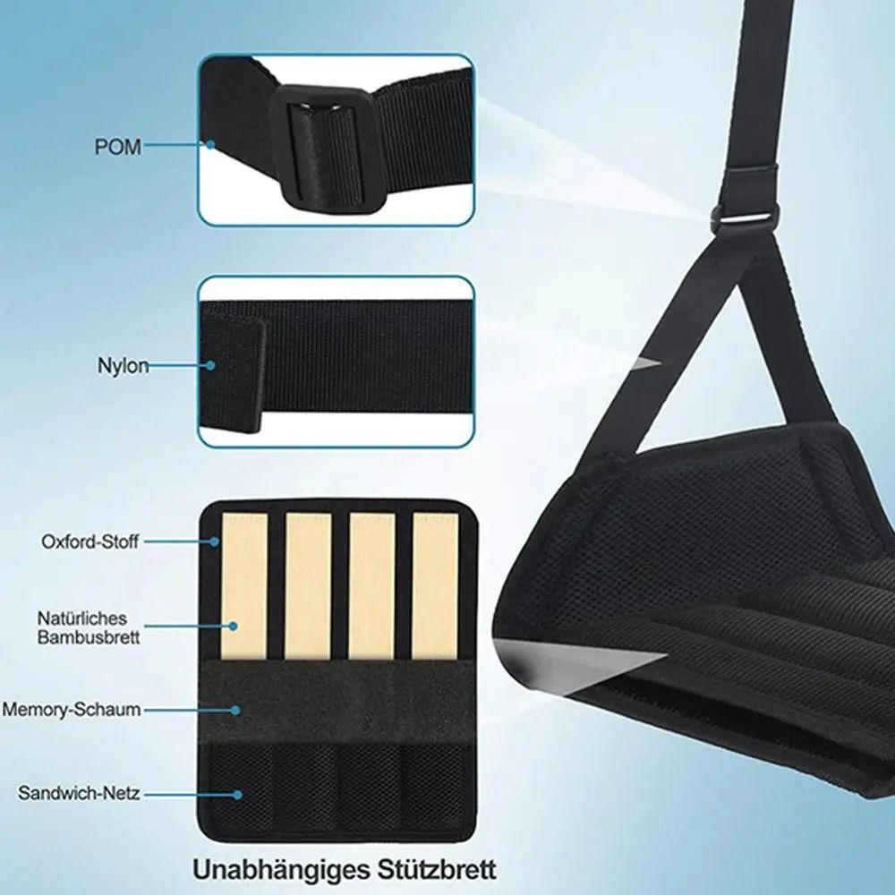Comfortable Plane Leg Rest Removable Pad Leg Comfort Mat Airplane Foot Hammock  Long Journey