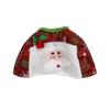 Cute Christmas Desktop Square Decorative Santa Tissue Box Cover Portable Tissue Paper Holder Holiday Decorations