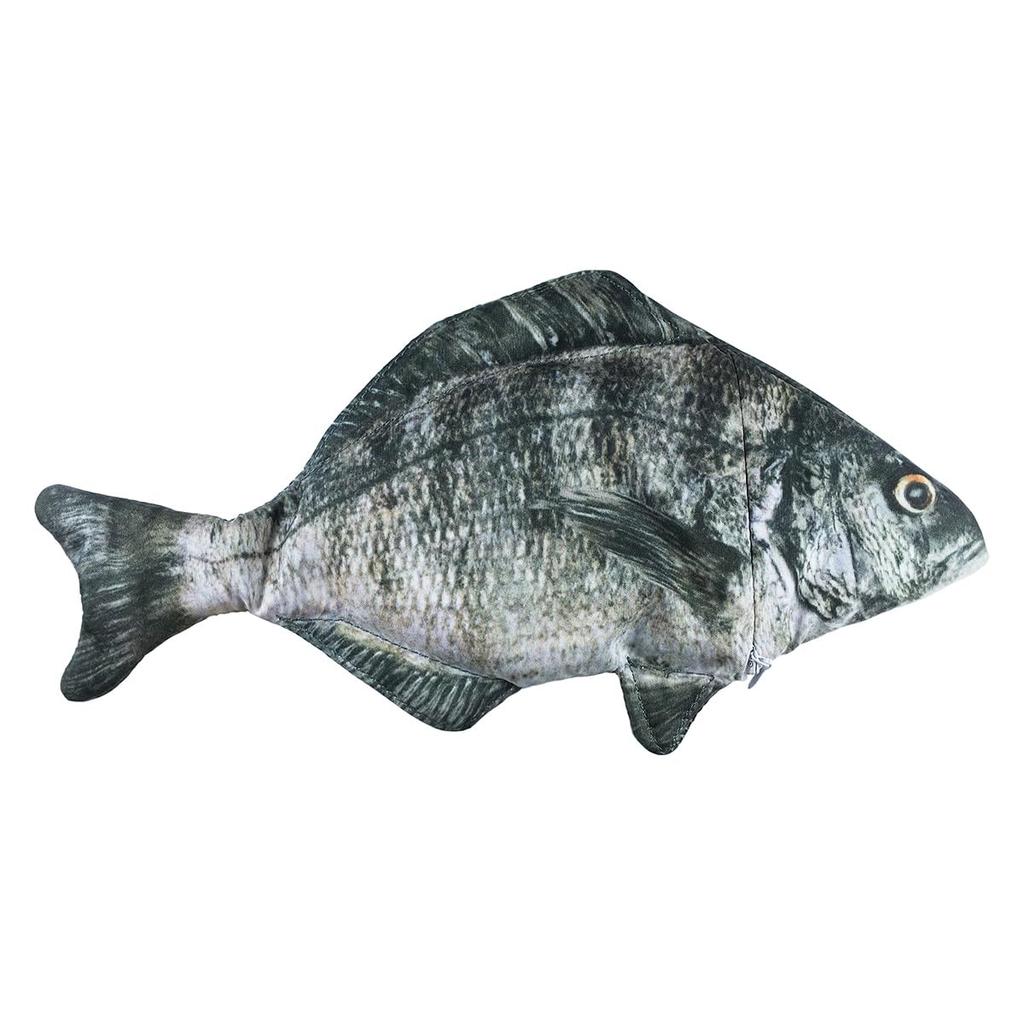Olerud Fishing Tackle Accessory Pencil Black Porgy Fish-Shaped Pouch, Case, Case, (ga100001a02n0)