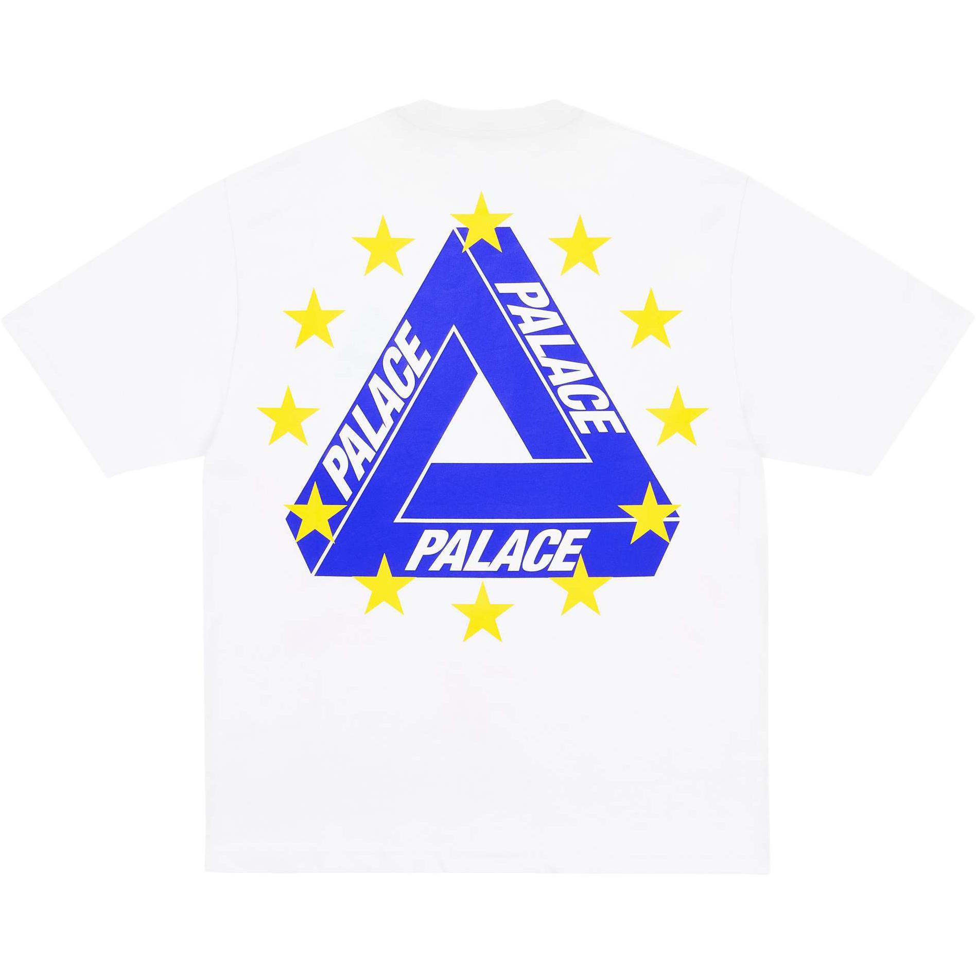 Palace Eu Tri T-Shirt White Unisex Tops P29TS247 2XL