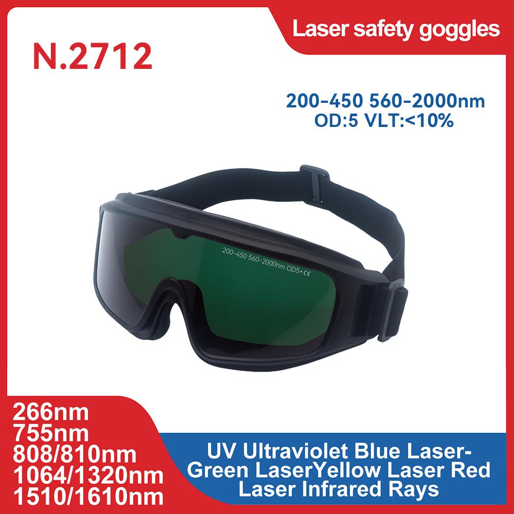 190-2000nm Laser Protective Glasses Certified Diode Laser Glasses Detector Laser Goggles