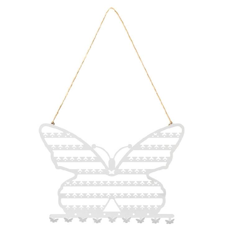 Stylish Butterfly Wall Mounted Jewelry Organizers Decoration for Necklace Rings Bracelet Display Household Use