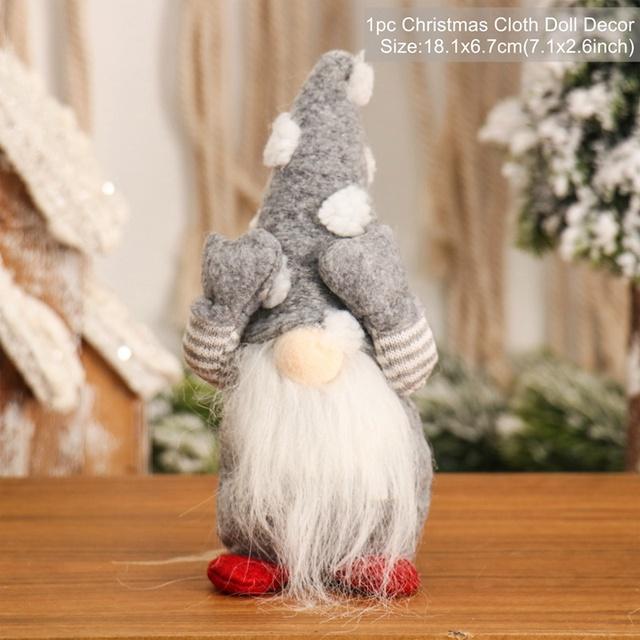 Christmas Doll Ornaments Merry Christmas Decorations For Home 2024 Xmas Decor Gifts Navidad Natal Noel New Year Decor 2025 Gifts