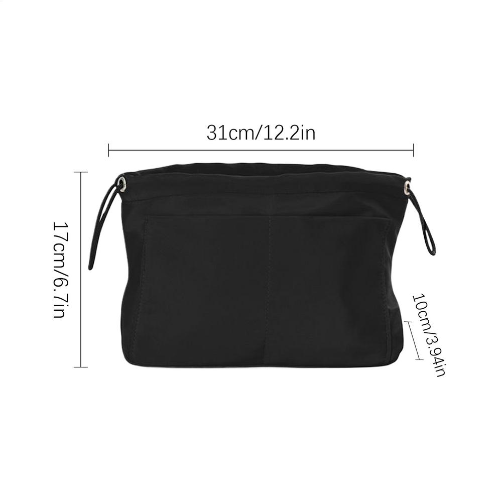 Tote-Einsatz Innentasche Trennwand Innentasche Organizer für Reise Make-up Lippenstift Arbeit Damen Handtaschen Tote Rucksack