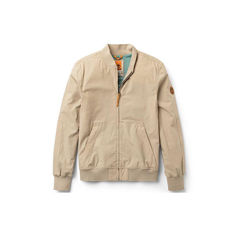 Timberland Light Khaki Stand Collar Bomber Jacket A61FN-269 XXL
