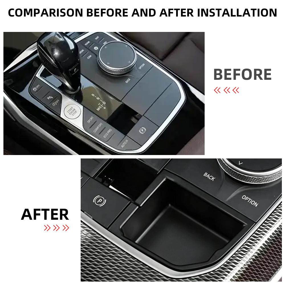 Für BMW 2er 3er 4er F40 G20 G26 G01 G02 G05 G06 G07 F98 X3 X4 X5 X6 X7 Linkslenker Mittelkonsole Schalthebel Aufbewahrungsbox Ablagefach