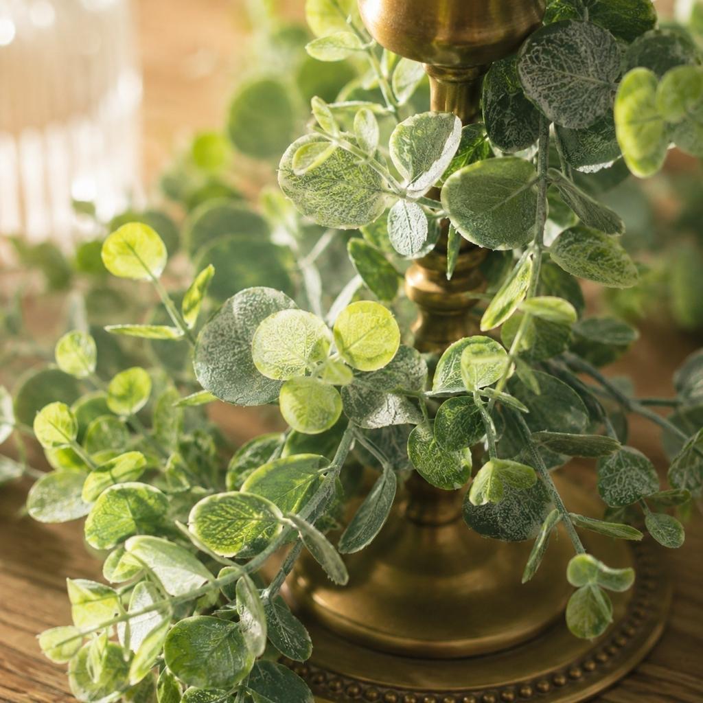 Artificial Eucalyptus Vine 1 Piece 1 8 Meter Simulation Garland Faux Plant for Home Office Wedding Decoration