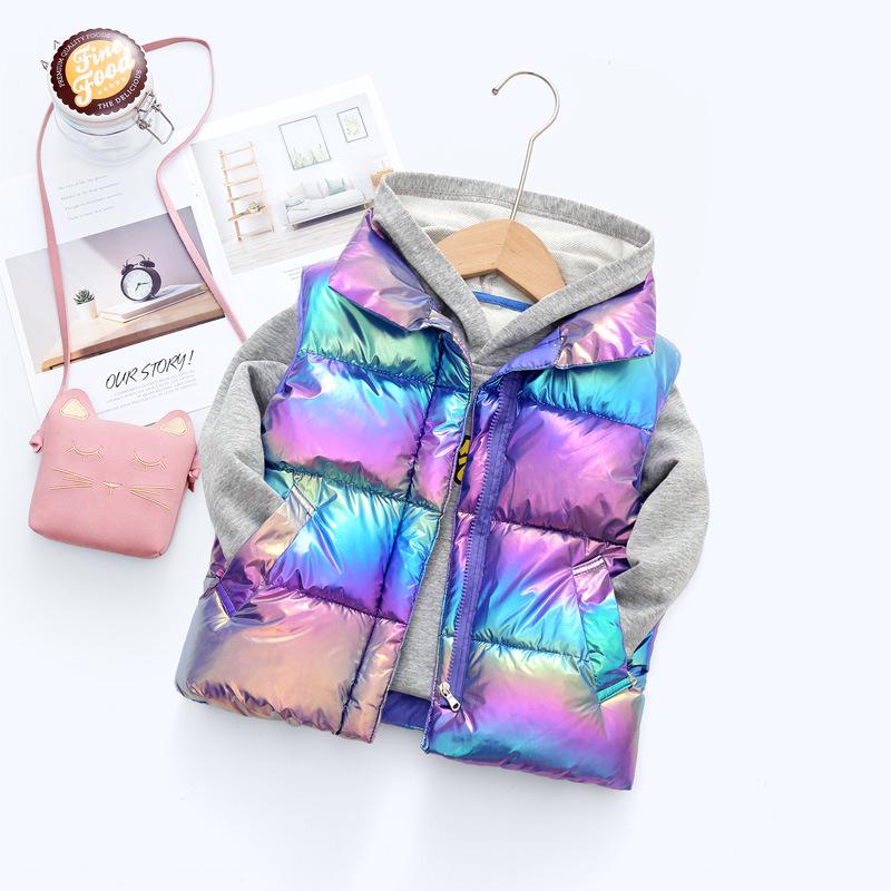 Neue bunte Kinder Herbst/Winter Weste - Jungen & Mädchen Stehkragen Ärmellose Jacke Erhältlich in S, M, L