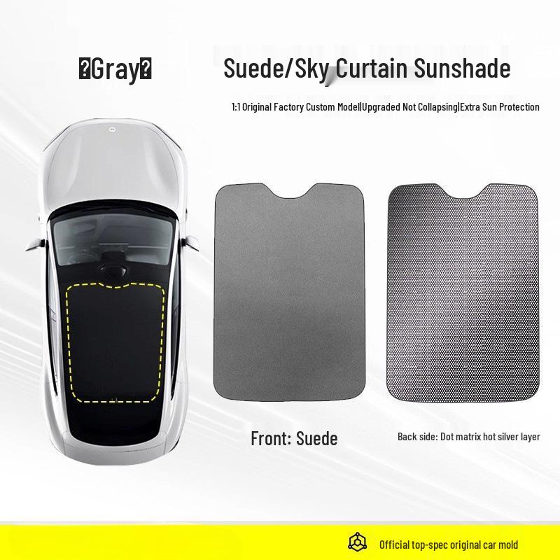 Xiaomi YU7 Electrostatic Sunroof Sunshade Pro - Heat Insulation Panoramic Roof Curtain