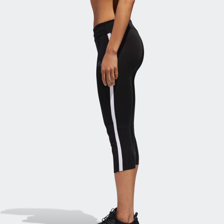 adidas Knitted Sweatpants Women's Black Moderate Slim Fit Pants CZ5076