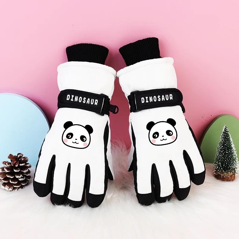 

Детские зимние лыжные перчатки: Плотный, морозостойкий, водонепроницаемый, ветрозащитный, нескользящий, теплый хлопок для детей от 3 до 17 лет.