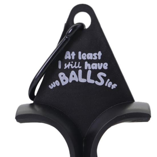 Triangle Golf Ball Holder with Clip Holds 2 Golf Balls Carrier Hanging Plastic Golf Ball Organizer Clip Golf Accessories Men Women Golfer Gift