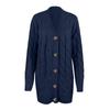 Womens Boho Patchwork Cardigan Long Sleeve Open Front Knit Sweaters Coat Pockets