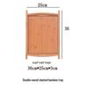 Bamboo & Wood Rectangular Tea Tray: Portable Serving Tray for Home, Restaurant, Hotel, Bread, Confinement, or Barbecue.