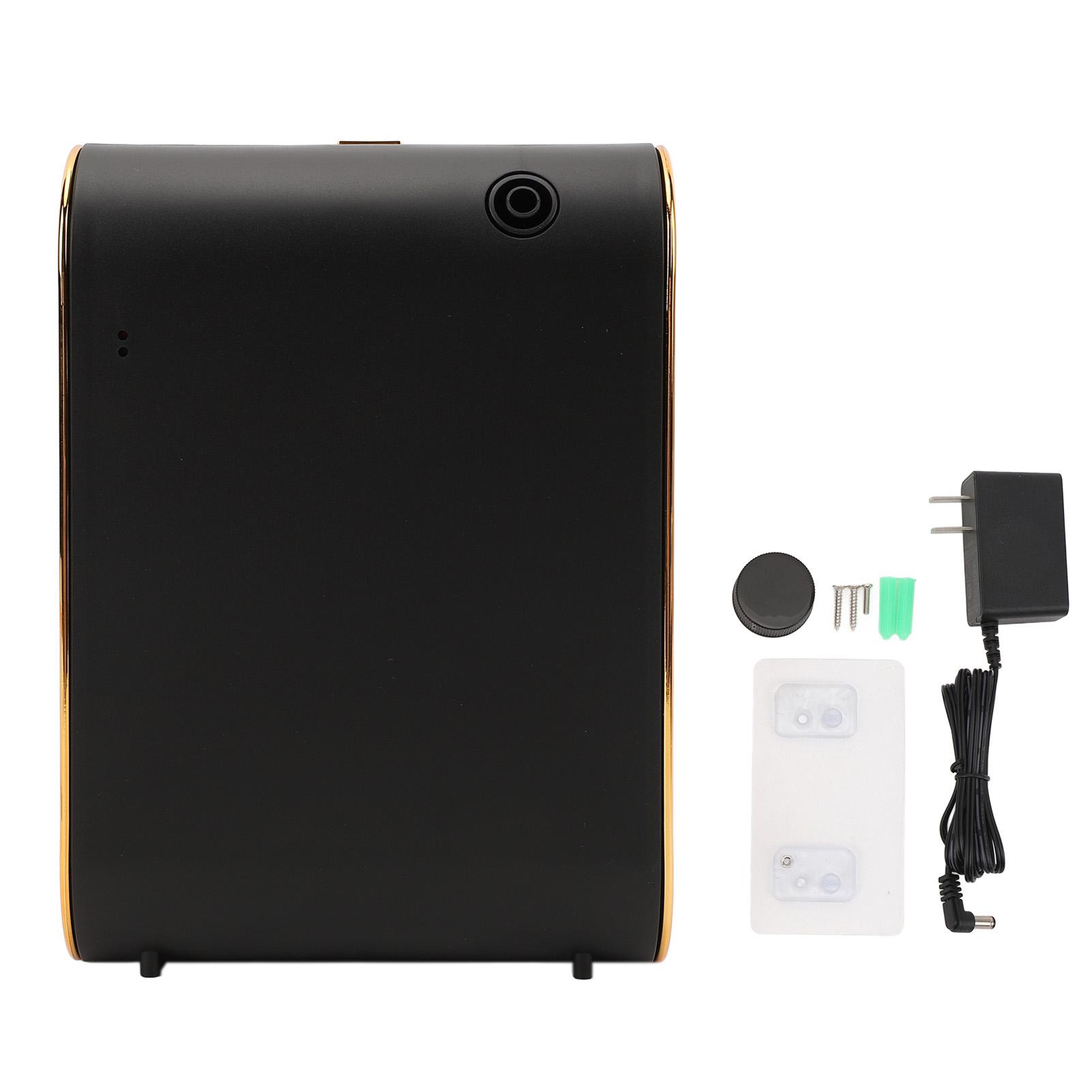 

Умный ароматизатор ABS Автоматический ароматерапевтический диффузор эфирных масел с таймером для домашней ванной комнаты чёрный