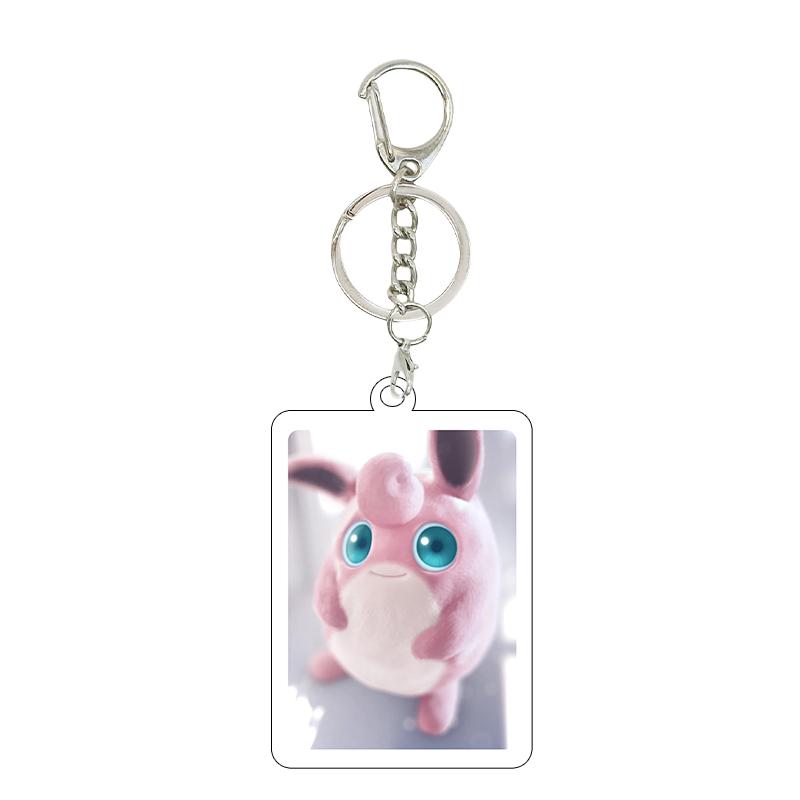 Ptcg Pocket 5cm Anime Fashion Squirtle Bulbasaur Psyduck Cartoon Diy Acrylic Action Keychain Backpack Pendant Accessories Charm