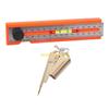 Adjustable Multifunctional Ruler Woodworking Protractor Level Measure Tool With Depth Gauge Accessories D57B