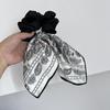 Women's French Bow Hair Tie with Cashew Flower - Elegant 2025 High-End Headwear