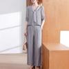 Elegant Spring Suit: Stylish and Loose Two-Piece Set for Middle-Aged Women, Perfect Gift for Mother's Day