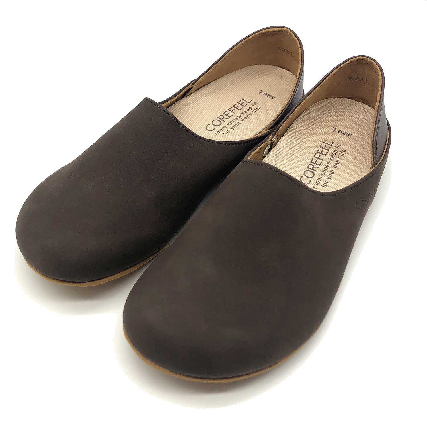 

и легко ходить Стильный темно-коричневый размеры Идеально как для комнаты, так и для помещения [Core Feel] Удобно, без усталости, в. [Nippon Slippers] тапочки,