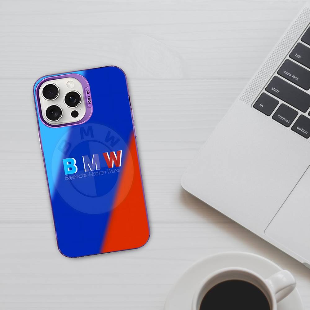 BBIP8 B-BMW-W Fashion Phone Case For IPhone 16 15 14 13 12 11 17 Pro MAX Plus Pro Matte Shockproof Cover