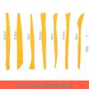 8-Piece Handcrafted Clay Pottery Sculpting and Modeling Tool Set