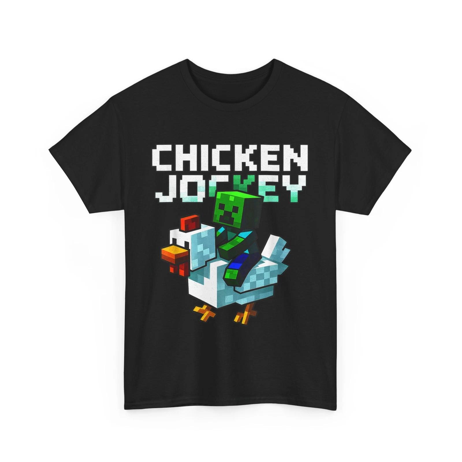 Chicken Jockey T shirt, Chicken Jockey Zombie Gamer Women Men Funny Shirt S