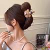 Geometry Bear Hair Clip Hairpin Plastic Grab Clip Creative Cartoon Hair Claw  Vacation