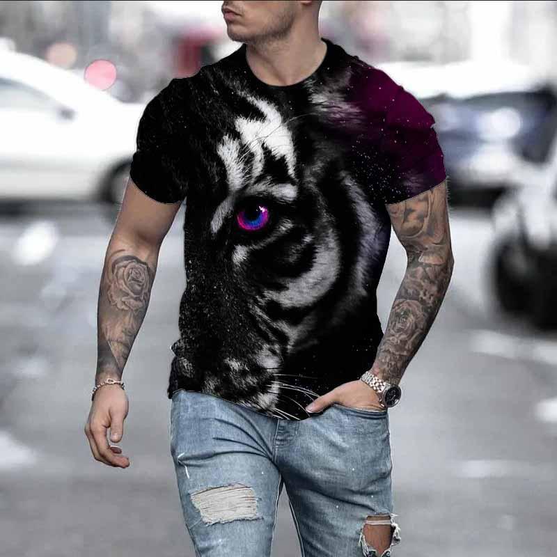 

Мужская футболка с 3D принтом животных и мышей, летняя модная повседневная мужская рубашка для занятий спортом на открытом воздухе, для фитнеса, с круглым вырезом и короткими рукавами, одежда 6XL