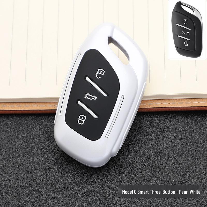 Fashionable MG Key Cover: Stylish Remote Control Shell with Buckle for Personalized Car Key Decoration